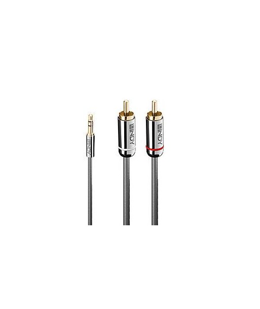 Lindy 35337 Audio Cable 3.5mm to 2x RCA (Phono) 10m - High-Quality Connection! Lindy 35337 Audio Cable 3.5mm to 2x RCA (Phono) 10m - High-Quality Connection!