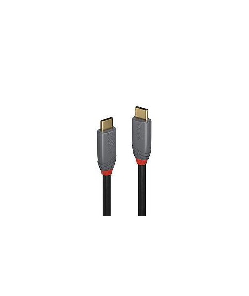 Lindy USB 3.2 Gen 2 Type-C to Type-C kaabel, 1.5m, antratsiit Lindy USB 3.2 Gen 2 Type-C to Type-C kaabel, 1.5m, antratsiit