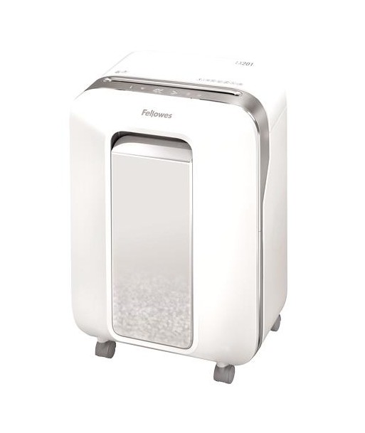 Уничтожитель бумаги Fellowes Powershred LX201 Белый с перекрестной резкой Уничтожитель бумаги Fellowes Powershred LX201 Белый с перекрестной резкой