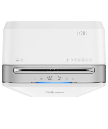 Уничтожитель бумаги Fellowes Powershred LX201 Белый с перекрестной резкой