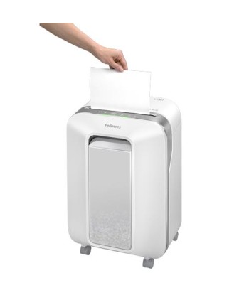 Уничтожитель бумаги Fellowes Powershred LX201 Белый с перекрестной резкой
