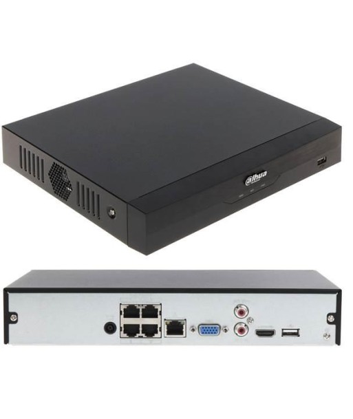 Dahua NVR4104HS-P-EI 4-kanaliline PoE võrgusalvesti