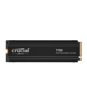 SSD CRUCIAL T700 2TB M.2 PCIe Gen5 NVMe TLC Write speed 11800 MBytes/sec Read speed 12400 MBytes/sec TBW 1200 TB CT2000T700SSD5