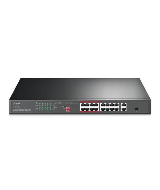 Switch TP-LINK TL-SL1218P Desktop/pedestal 16x10Base-T / 100Base-TX PoE+ ports 16 TL-SL1218P Switch TP-LINK TL-SL1218P Desktop/pedestal 16x10Base-T / 100Base-TX PoE+ ports 16 TL-SL1218P