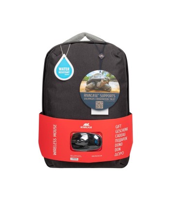 Rivacase 7563 Black 15.6" Laptop Backpack + Mouse