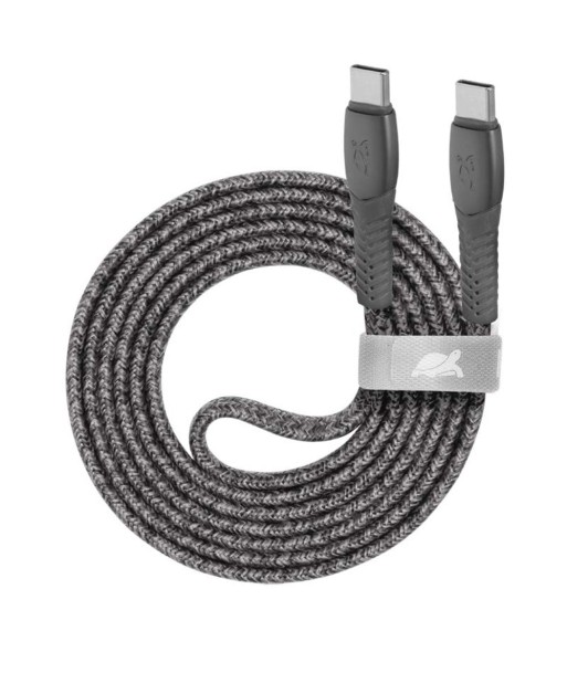 RIVACASE КАБЕЛЬ USB-C К USB-C 1.2M СЕРЫЙ PS6105 RIVACASE КАБЕЛЬ USB-C К USB-C 1.2M СЕРЫЙ PS6105
