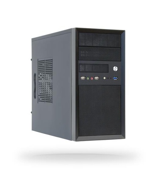 Case CHIEFTEC MiniTower MicroATX Colour Black CT-01B-OP Case CHIEFTEC MiniTower MicroATX Colour Black CT-01B-OP