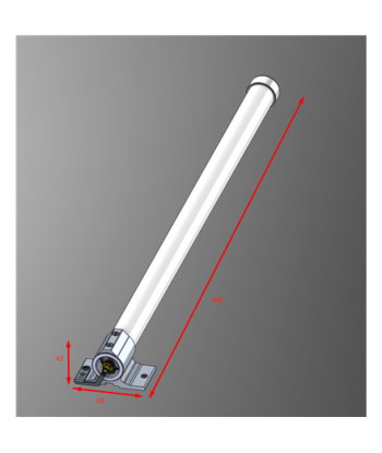 MikroTik LoRa Omni Antenna Kit, 6.5 dBi, 824-960 MHz, SMA