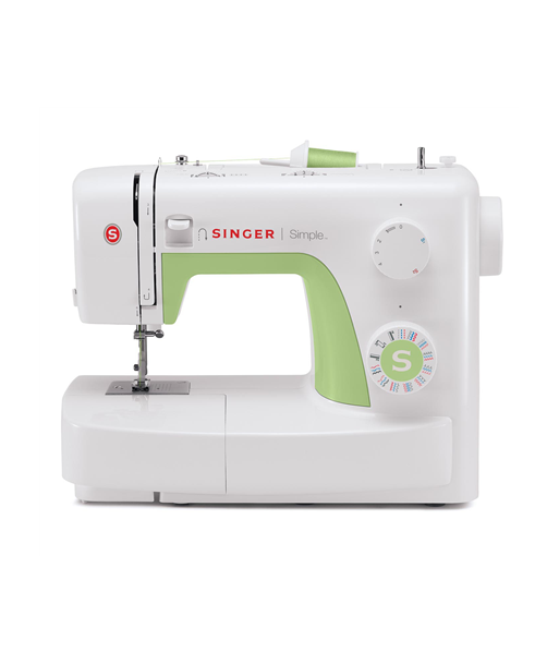 Singer Simple 3229 Sewing Machine - 31 Stitches, 1 Buttonhole - White/Green