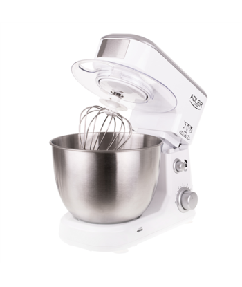 Adler AD 4216 Köögikombain - Võimas 1000W, 4L Kauss, 6 Kiirust, Valge