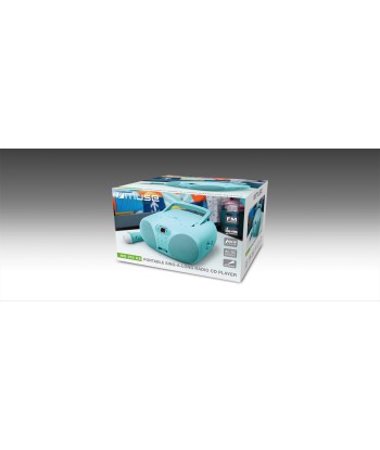 Muse MD-203 KB Portable Sing-A-Long Radio CD Player, Blue Muse