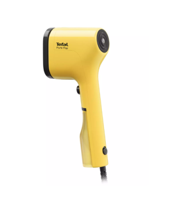 TEFAL Pure Pop DT2026 Handheld Garment Steamer - Effortless Wrinkle Removal, Yellow