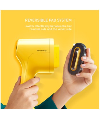TEFAL Pure Pop DT2026 Handheld Garment Steamer - Effortless Wrinkle Removal, Yellow