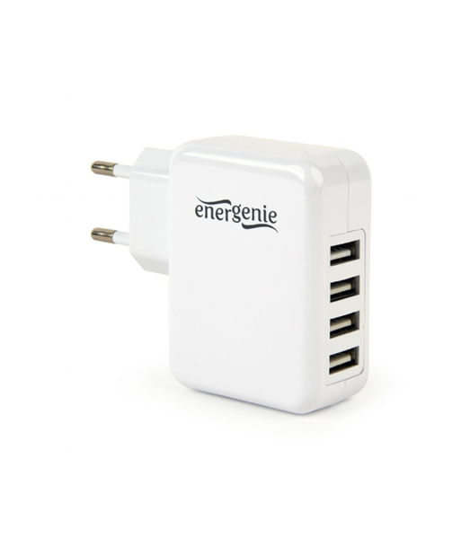 EnerGenie Universal USB charger EG-U4AC-02 White EnerGenie Universal USB charger EG-U4AC-02 White