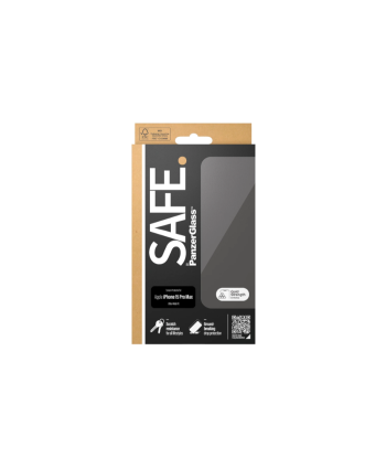 PanzerGlass SAFE. Ultra-Wide Fit Screen Protector for iPhone 15 Pro Max