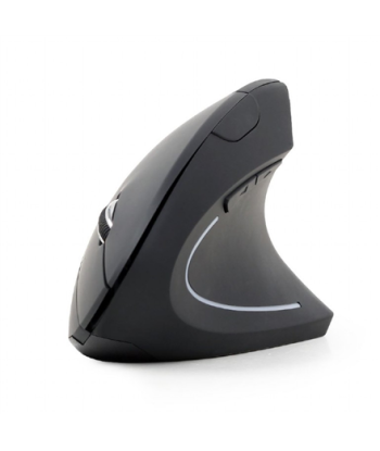 Gembird MUSW-ERGO-01 2.4GHz Wireless Optical Mouse, USB, Wireless connection, Black