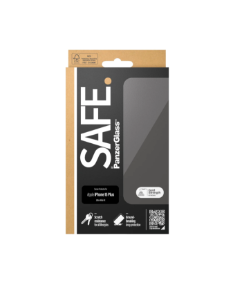 PanzerGlass SAFE. Защитная пленка Ultra-Wide Fit для iPhone 15 Plus