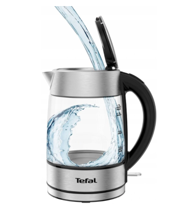 Чайник Tefal KI772D Elegance - Нержавеющая Сталь и Черный - Современный Дизайн, 1.7л