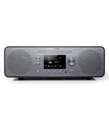 Muse Radio M-885 DBT USB port, FM radio, Grey, CD player, Bluetooth, 80 W