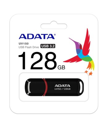 MEMORY DRIVE FLASH USB3 128GB/BLACK AUV150-128G-RBK ADATA