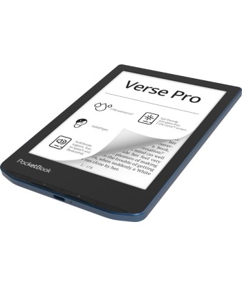 E-luger POCKETBOOK Verse Pro 6" 1072x1448 1xUSB-C Wireless LAN Bluetooth Azure PB634-A-WW