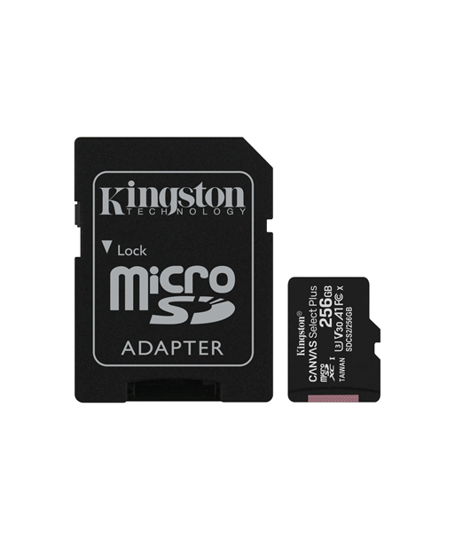 Kingston Canvas Select Plus 256GB Micro-SDHC+ ADAP