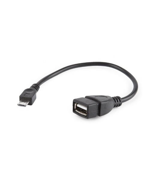 Cablexpert USB OTG Adapter Cable (USB-A Female to Micro-B Male), 0.15m - Connect Your Devices with Ease!