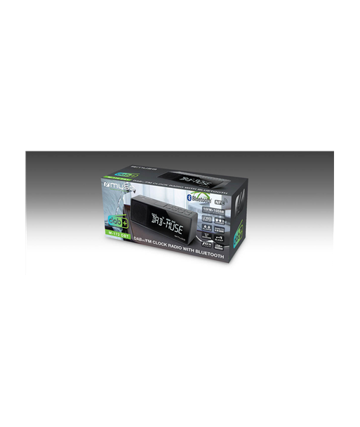 Muse M-172DBT DAB+ / FM RDS Radio, Portable, Black