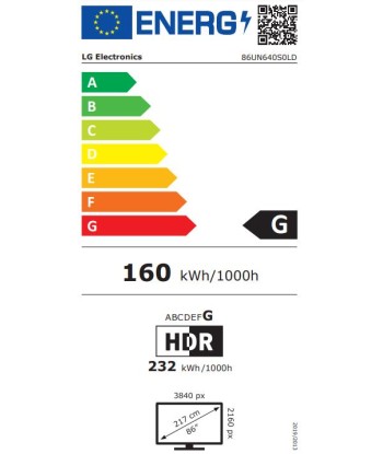 LG 86UN640S0LD 86-tolline 4K UHD nutiteler