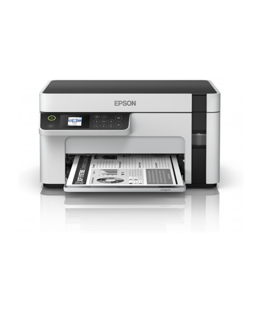 Epson EcoTank M2120 Mono Multifunction Inkjet Printer - A4, Wi-Fi, White Epson EcoTank M2120 Mono Multifunction Inkjet Printer - A4, Wi-Fi, White