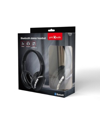 HEADSET BLUETOOTH V5.0/BLACK BTHS-01-BK GEMBIRD