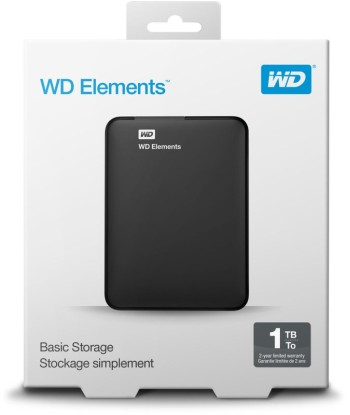 WD Elements Portable 1TB внешний жесткий диск - USB 3.0