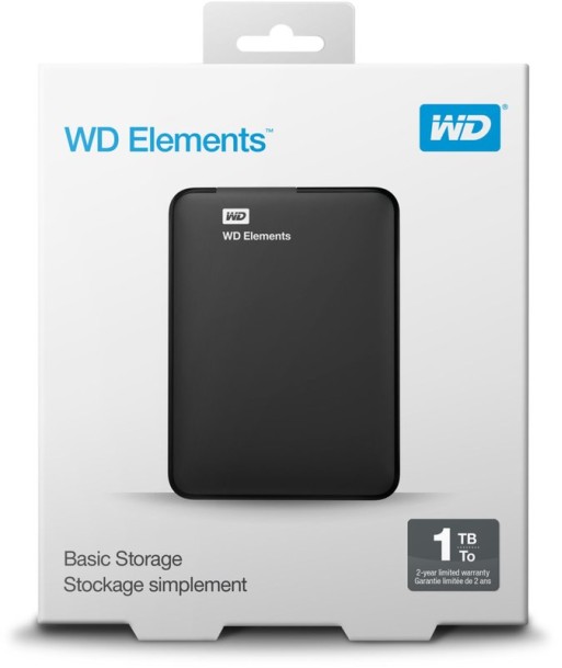 WD 2.5 Elements Portable 1TB USB3.0