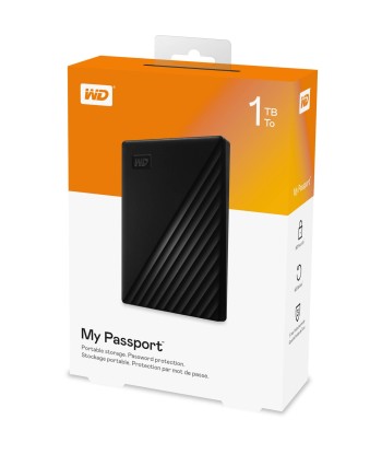 WD 2.5 My Passport 1TB Black