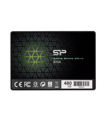 Silicon Power S56 480 GB, SSD form factor 2.5", SSD interface SATA, Write speed 530 MB/s, Read speed 560 MB/s