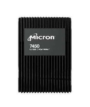 SSD MICRON SSD series 7450 PRO 15.36TB PCIE NVMe NAND flash technology TLC Write speed 5600 MBytes/sec Read speed 6800
