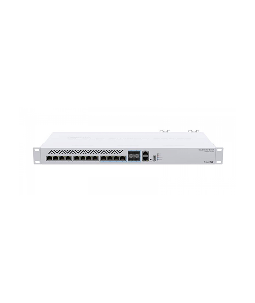 MikroTik Cloud Router Switch 312-4C+8XG-RM with RouterOS L5, 1U rackmount Enclosure