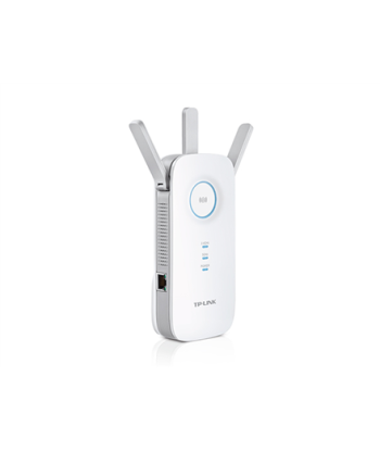 TP-LINK Extender RE450 802.11ac, 2.4GHz/5GHz, 450+1300 Mbit/s, 10/100/1000 Mbit/s, Ethernet LAN (RJ-45) ports 1, Antenna type