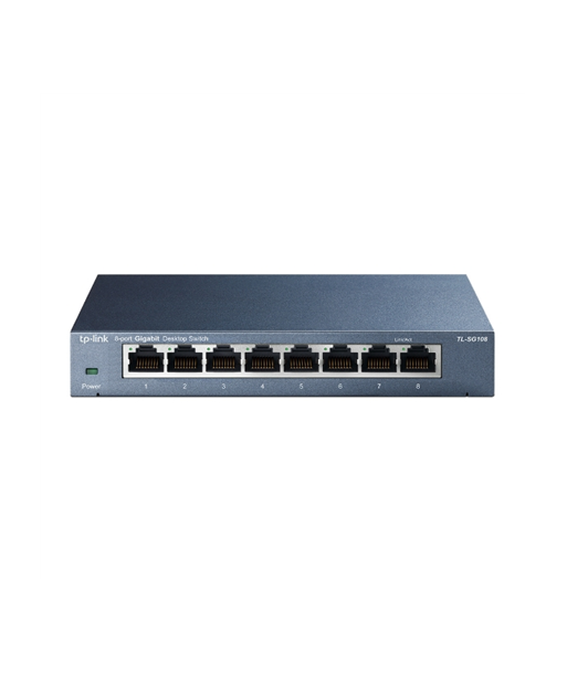 TP-Link TL-SG108 8-Pordiline Gigabit Unmanaged Lauaarvuti Switch TP-Link TL-SG108 8-Pordiline Gigabit Unmanaged Lauaarvuti Switch
