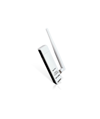 TP-LINK USB 2.0 Adapter TL-WN722N 2.4GHz, 802.11n, 150 Mbps, 1xDetachable antenna 4dBi