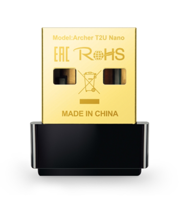 TP-LINK Dual Band USB 2.0 Adapter Archer T2U Nano 2.4GHz/5GHz, 802.11ac, 200+433 Mbps