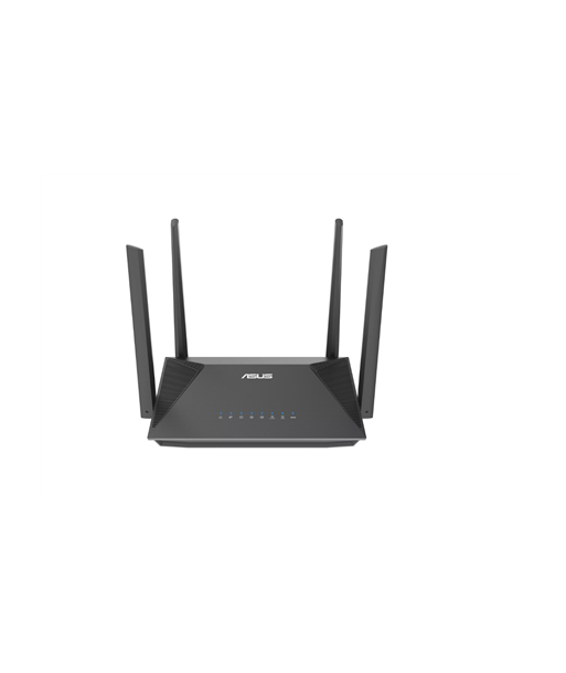 Asus RT-AX52 AX1800 AiMesh wireless router EU/13/P_EU, Black Asus