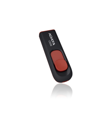 ADATA C008 64GB USB 2.0 Mälupulk - Must/Punane