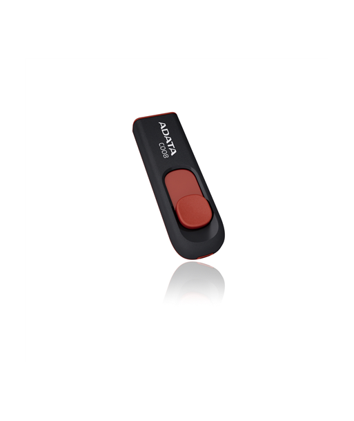 ADATA C008 64GB USB 2.0 MĂ€lupulk - Must/Punane ADATA C008 64GB USB 2.0 MĂ€lupulk - Must/Punane