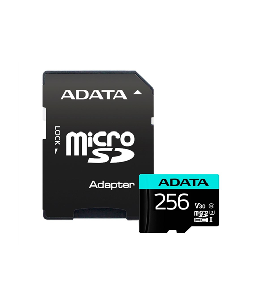 MEMORY MICRO SDXC 256GB W/AD./AUSDX256GUI3V30SA2-RA1 ADATA
