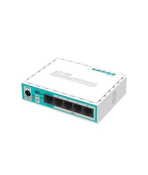 NET ROUTER 10/100M 5PORT/HEX LITE RB750R2 MIKROTIK