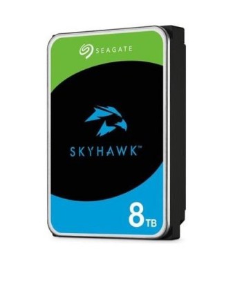 HDD SEAGATE SkyHawk 8TB SATA 256 MB 5400 rpm Discs/Heads 4/8 3,5" ST8000VX010