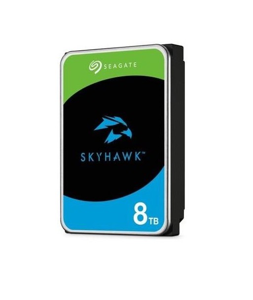 HDD SEAGATE SkyHawk 8TB SATA 256 MB 5400 rpm Discs/Heads 4/8 3,5" ST8000VX010
