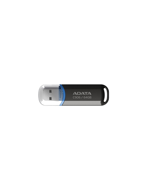 ADATA C906 64GB USB Flash Drive, Black ADATA