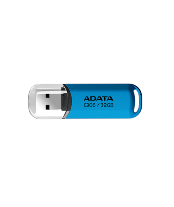 ADATA C906 32GB USB Flash Drive - Blue: Reliable Data Storage On-the-Go!